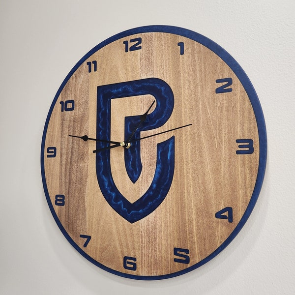 Custom Logo Wall Clocks Etsy