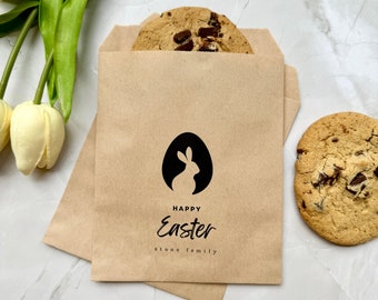 Happy Easter Cookie Bag, Happy Easter Celebration Personalized Favor Bag, Easter Gift Favor Bag, Cookie Bag