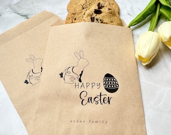 Happy Easter Cookie Bag, Easter Celebration Favor Bag, Easter Gift Favor Bag, Cookie Bag