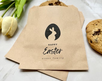 Happy Easter Cookie Bag, Happy Easter Celebration Personalized Favor Bag, Easter Gift Favor Bag, Cookie Bag