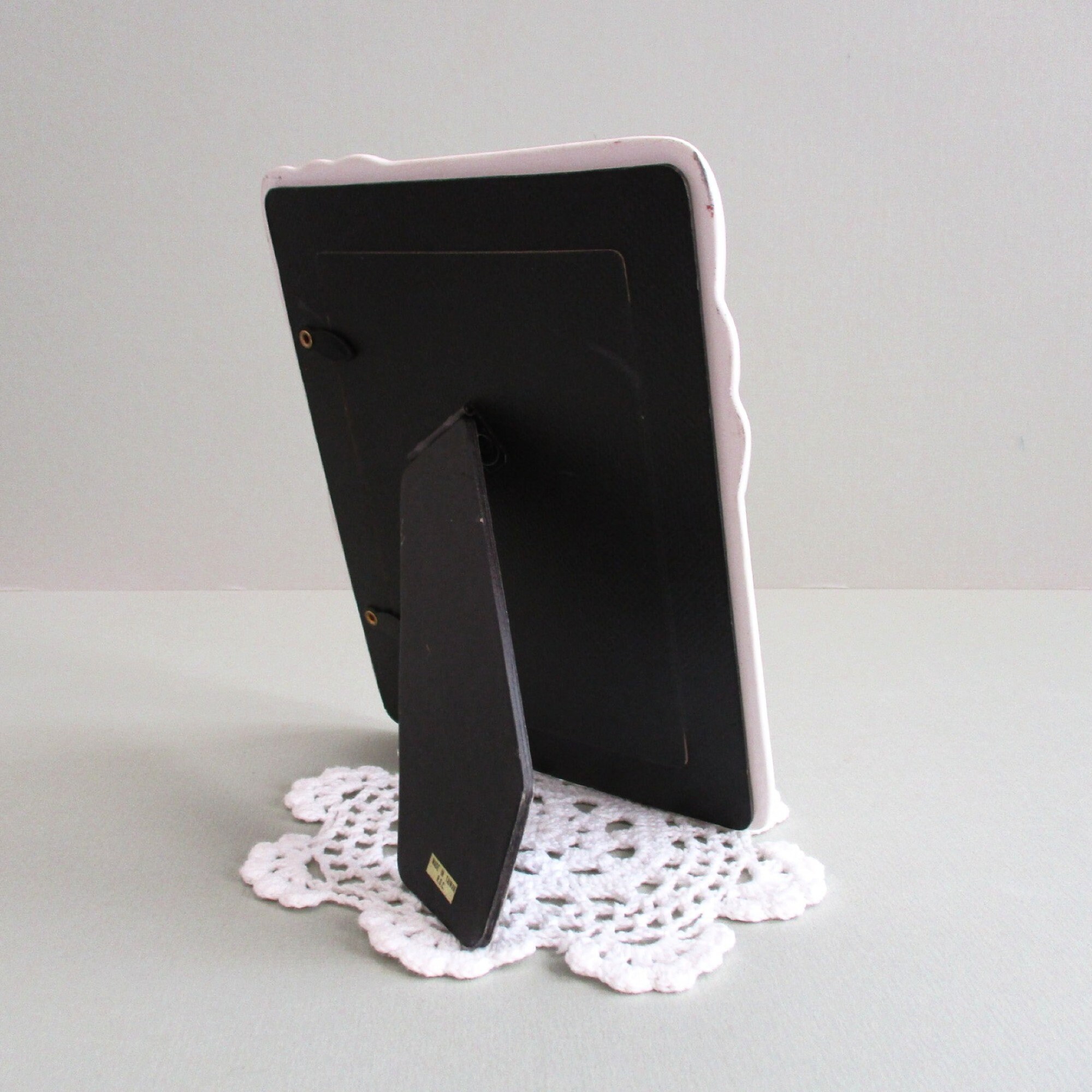 White Picture Frame . 3 X 4.5 Vintage Photo Frame . Embossed Etsy