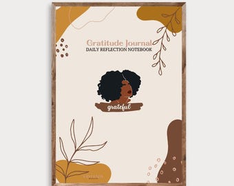 Journal numérique de gratitude | Réflexion quotidienne imprimable PDF