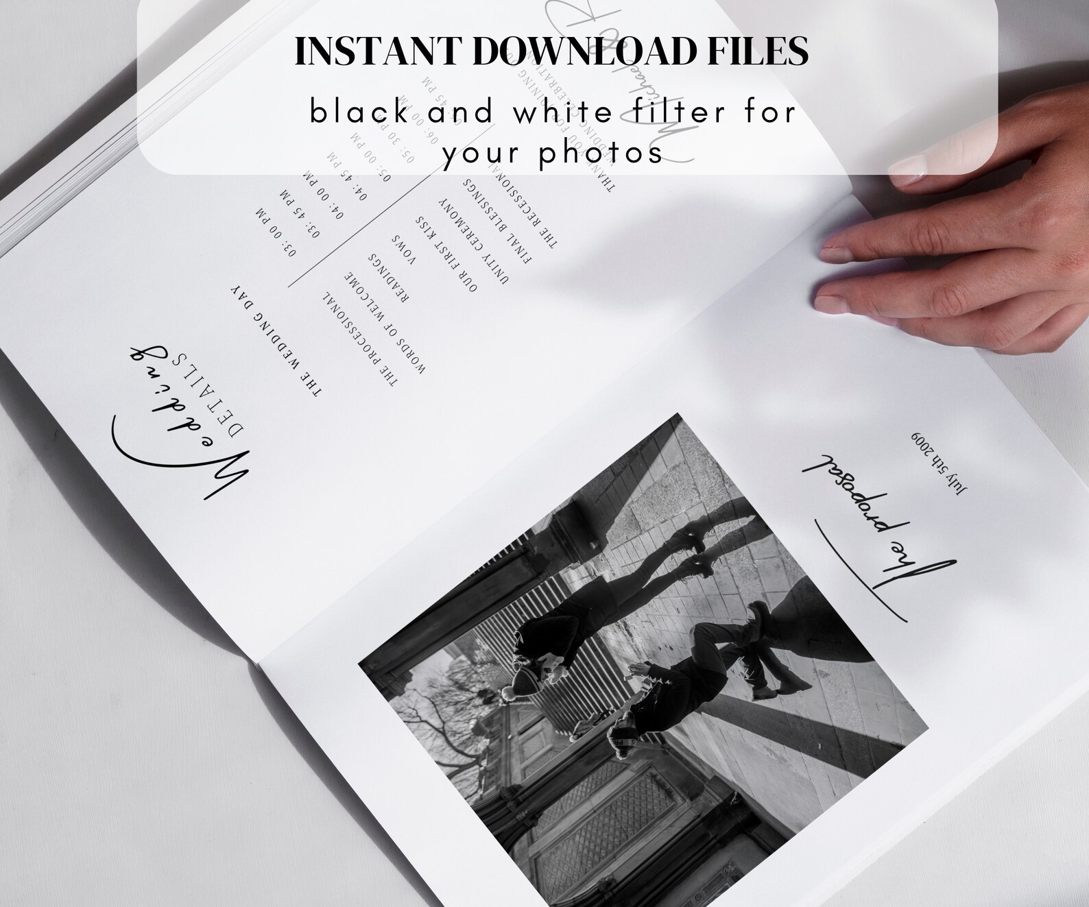 Magazine Program 30 Pages Wedding Magazine Template Canva, Wedding Magazine Programs ...