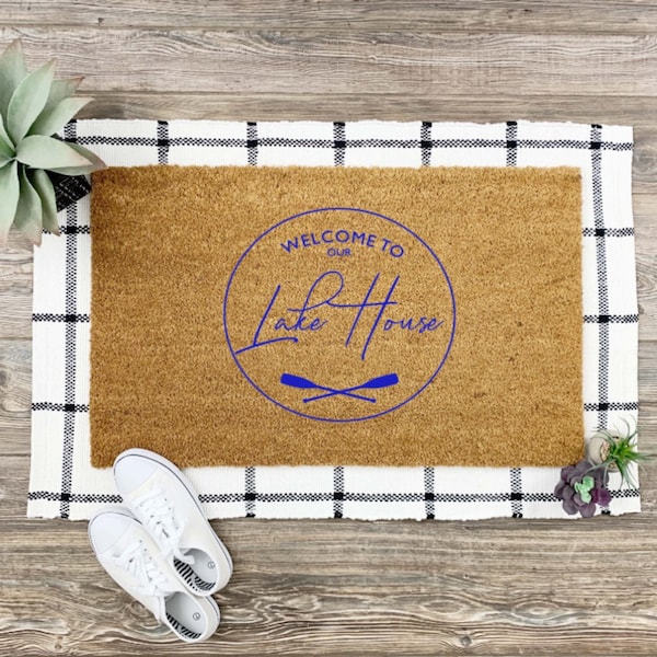 Lake House Doormat Etsy