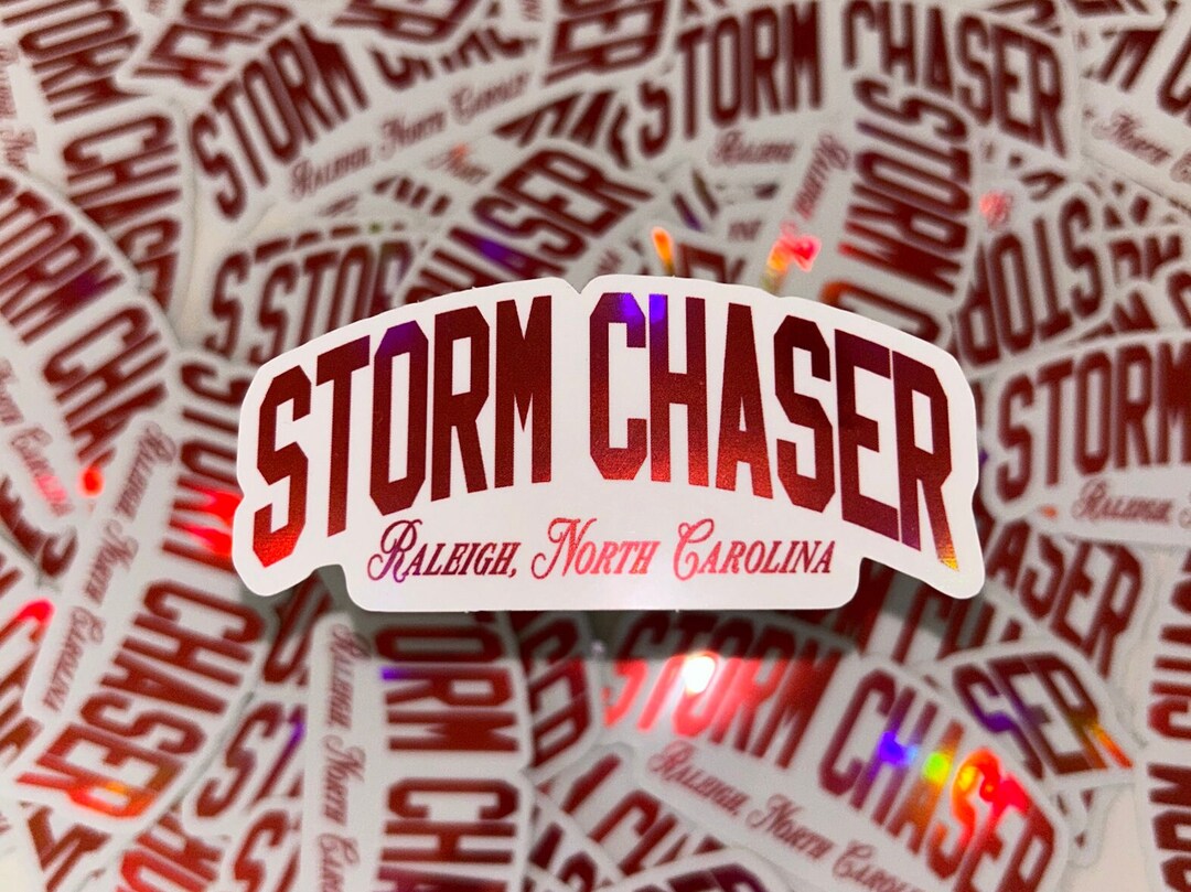 Storm Chaser | Holographic Sticker - Etsy