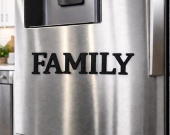Custom 3D Printed Magnetic Letters | Personalized Fridge Name or Phrase | Modern Home Decor