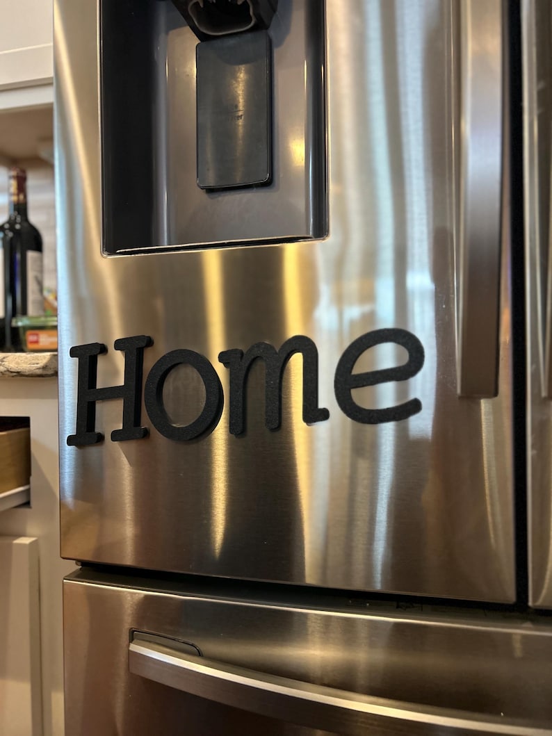 Refrigerator Letter R Custom 3D Printed Magnetic Letters | Personalized Fridge Name or Phrase ...