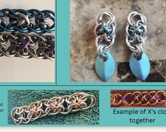 Chainmaille jewelry tutorial for intermediate level