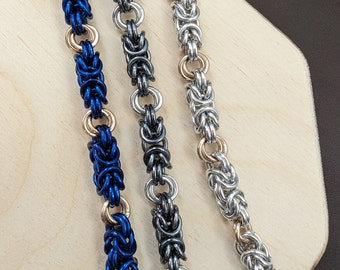 Byzantine Mobius connector bracelet