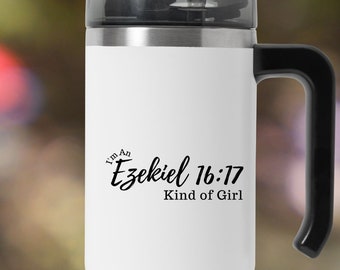 Atheist Sticker, I'm A Ezekiel 16:17 Kind of Girl, Funny Atheist Sticker, Anti-Religion, Anti-Church, Non Religious, Agnostic Sticker