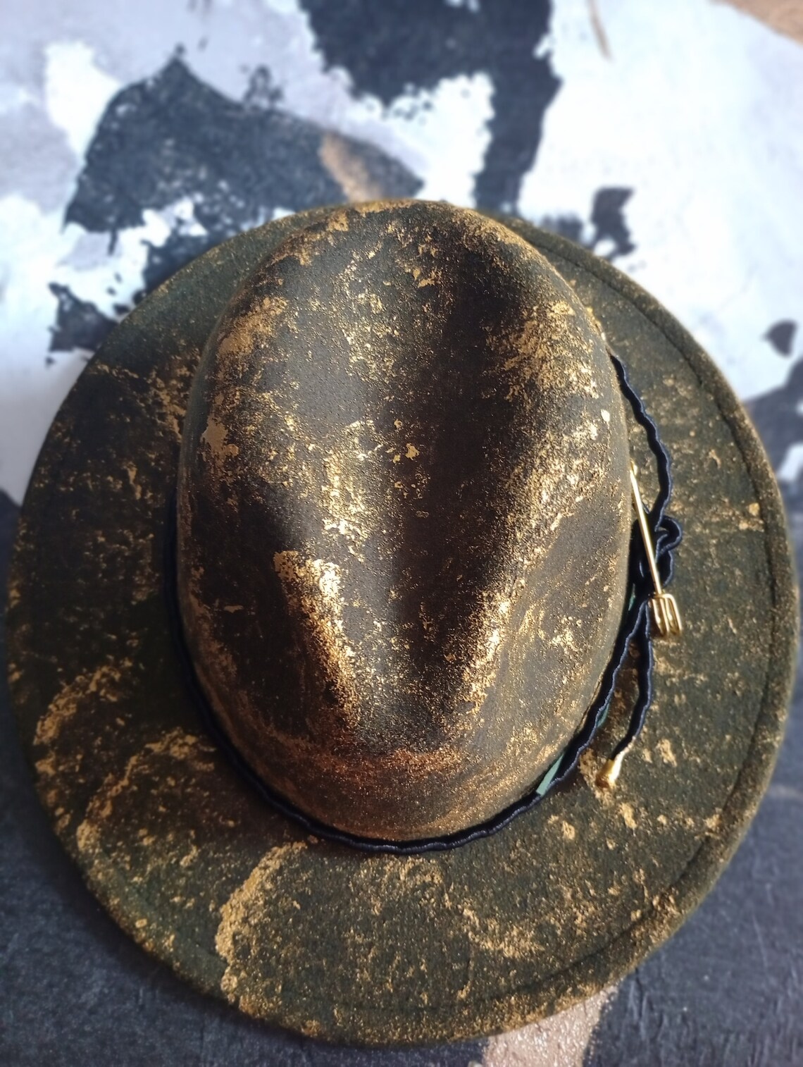 Men Fedora, Men Hat, Women Hat,rancher Hat, Wearable Art, Art, Fedoras, Hat, Hats Etsy