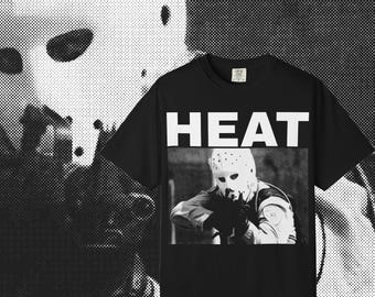 HEAT Graphic T-Shirt: 90s Movie Tee, Graphic style retro shirt, Robert De Niro, Al Pacino, Michael Mann