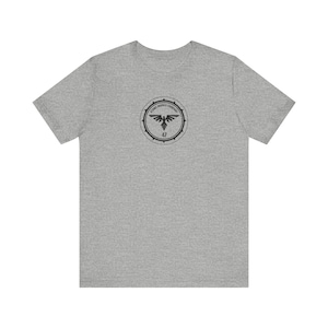 47 Strike Drone Company T-Shirt, Ukraine Insignia, 47OMBr, Military Insignia, UAF, FPV Athletic Heather