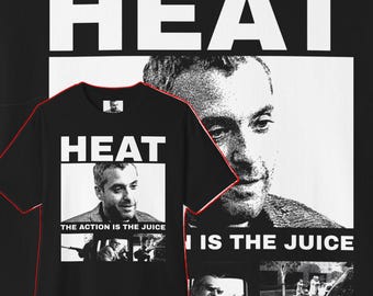 Action is the Juice T-Shirt, Heat Shirt, Heat T-Shirt, Heat Movie, Vintage Heat Shirt, 90s Movie Shirt, Robert De Niro, Al Pacino