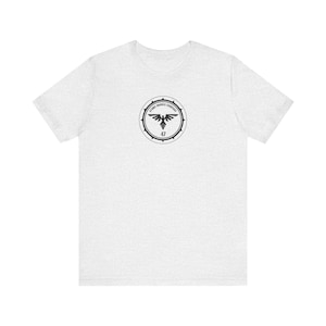 47 Strike Drone Company T-Shirt, Ukraine Insignia, 47OMBr, Military Insignia, UAF, FPV Ash
