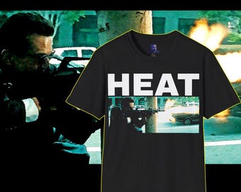 HEAT movie 1995 T-Shirt, Heat Tee, Heat Movie, Vintage Heat Shirt, 90s Movie Shirt, Robert De Niro, Graphic Shirt,