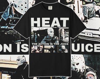 HEAT movie T-Shirt, Movie Vintage Tee, Vintage Heat Shirt, 90s Movie, Robert De Niro, Al Pacino, Michael Mann