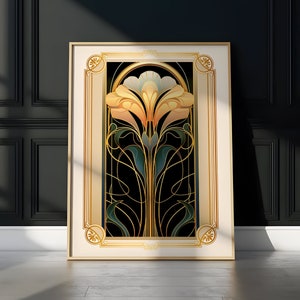Art nouveau wall hanging sale