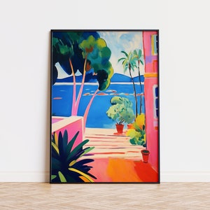 Henri Matisse Print Matisse Wall Art Matisse Poster Henri Matisse Inspired Landscape Fauvism Painting PRINTABLE Instant Download Digital