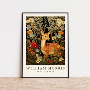William Morris Print William Morris Exhibition Print William Morris