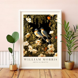 Stampa di William Morris Poster di William Morris, Rondine, Uccello, Dipinto, Stampa Floreale, Decorazione da Parete Art Deco, STAMPABILE, Download Istantaneo Digitale