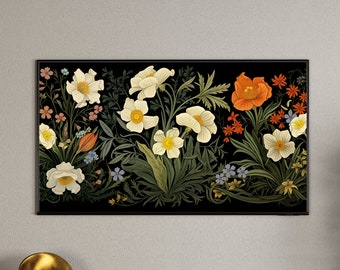 William Morris Floral Art for Samsung Frame TV (Digital Download)