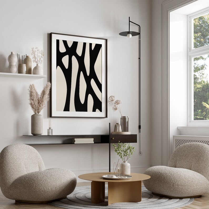 PRINTABLE Minimalist Modern Wall Art Decor Abstract Digital - Etsy