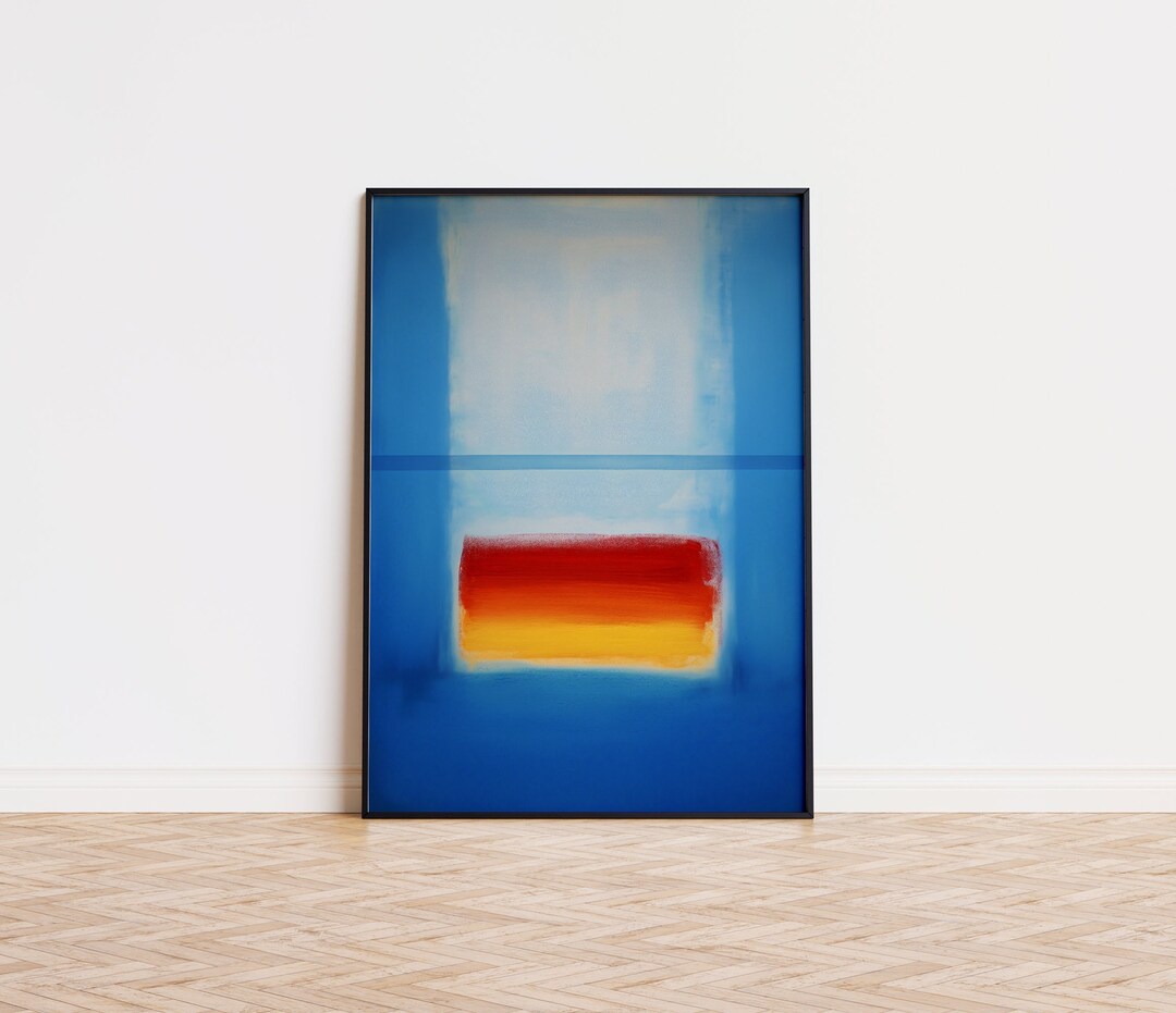 Mark Rothko Printable Mark Rothko Inspired Abstract Art Print: Large Wall Decor (digital ...