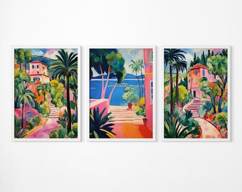 Matisse Landscape Print Set: Fauvism Inspired Wall Art, Printable Wall Decor (Digital Download)