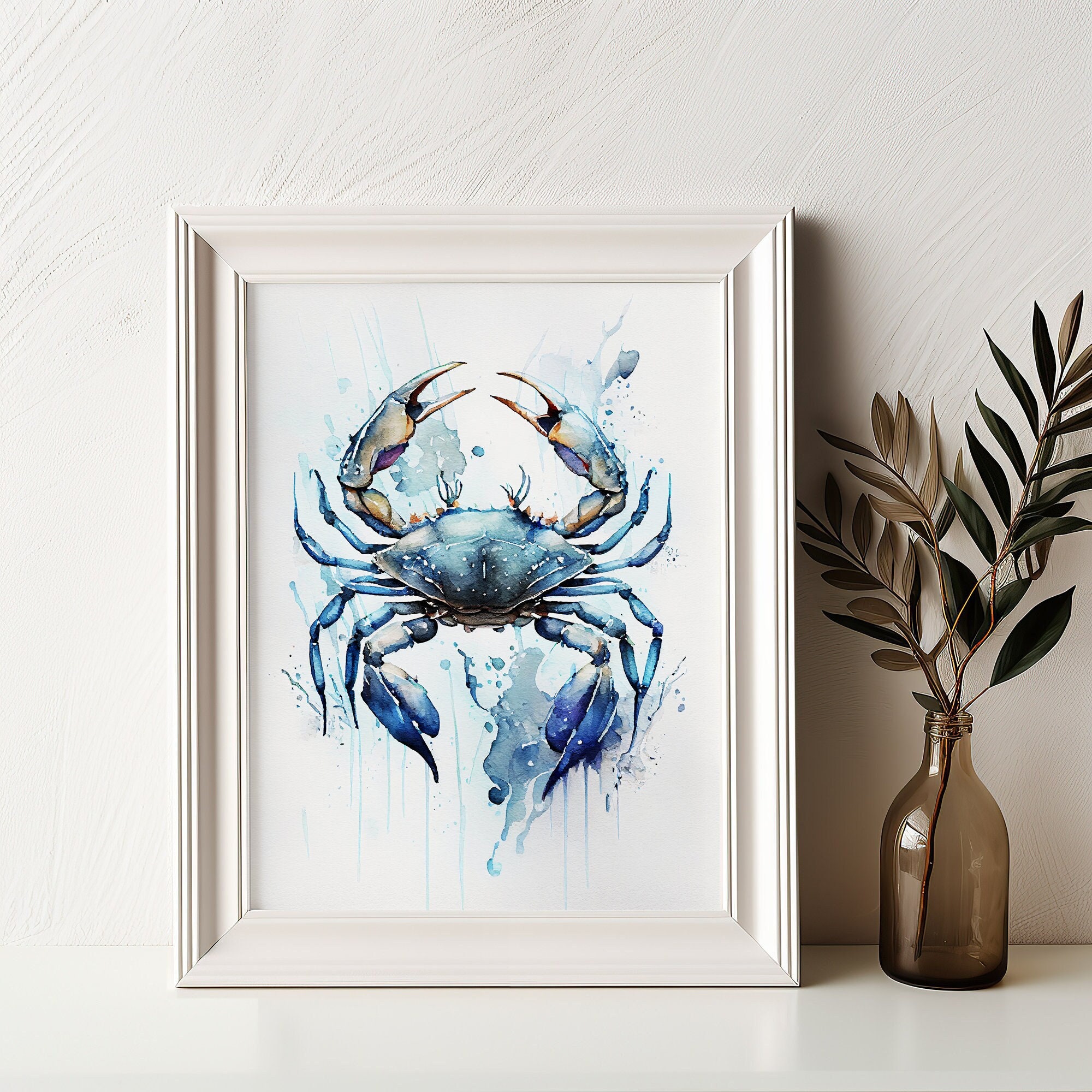 Blue Crab Print 