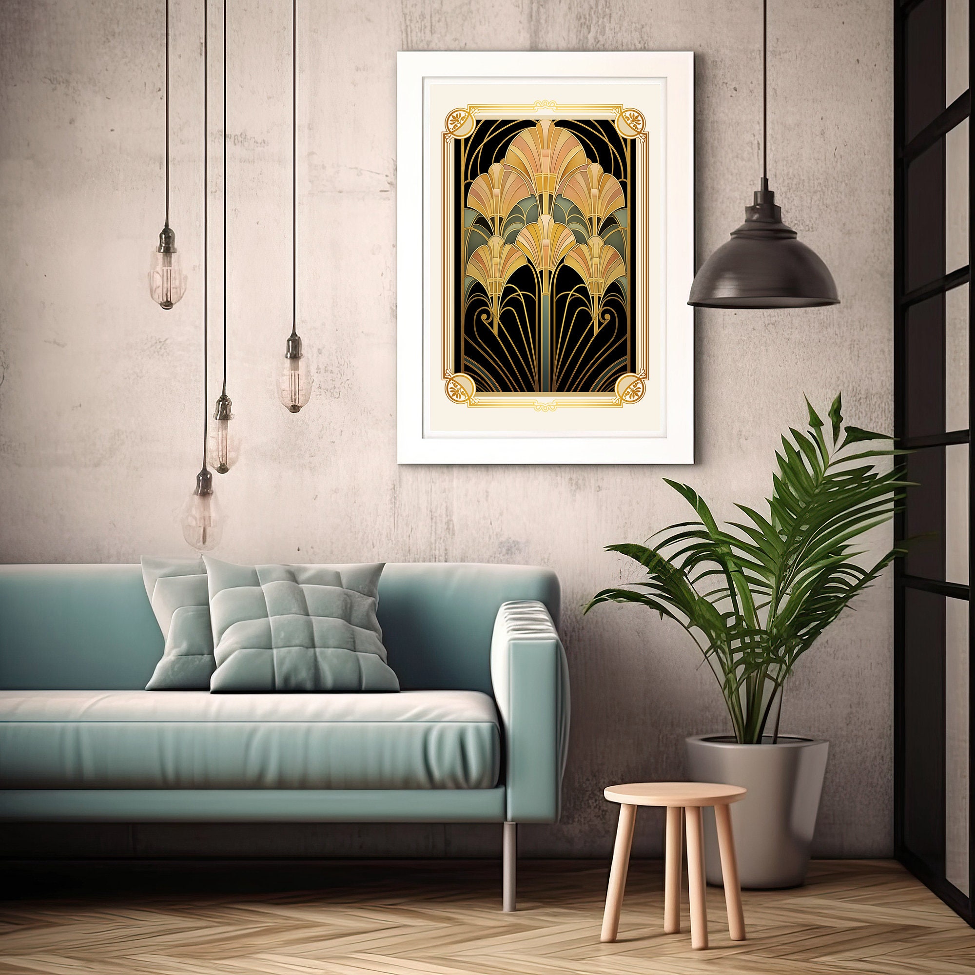 Art Deco PRINTABLE Wall Art Trendy Print Vintage Style Poster Art Deco ...