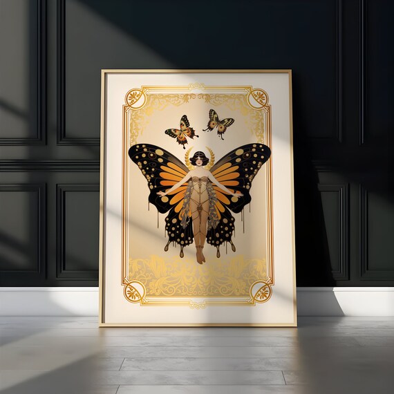 Art nouveau wall hanging sale