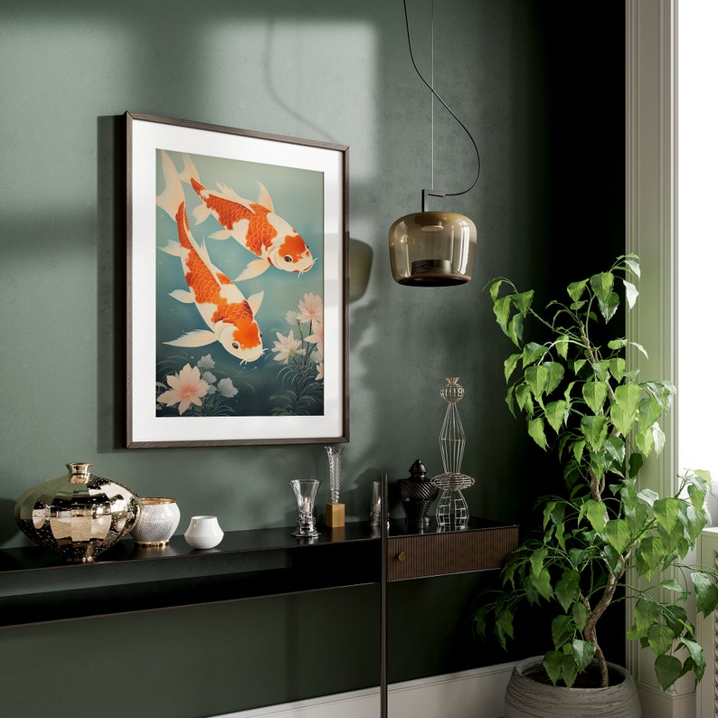 Japanese Print Japandi Wall Art Japanese Bathroom Art Woodblock Art ...