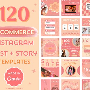 Ecommerce Social Media Template | Instagram Template Business | Product Instagram Template | Clothing Store Instagram Post | Online Store