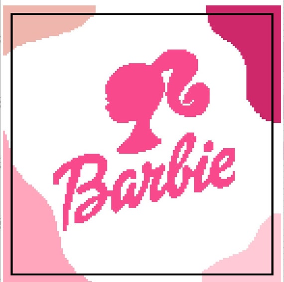 Barbie Cross Stitch Pattern, Digital PDF. Cross Stitch Barbie. 