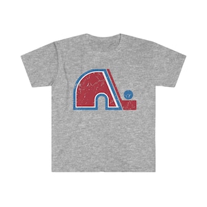 Quebec Nordiques Distressed - Unisex Softstyle T-Shirt