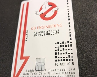 Ghostbusters Paranormal Research Center - Engineering ID - Access Card PVC