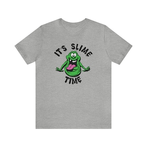 Its Slime Time Slimer Ghostbusters Short Sleeve T-Shirt