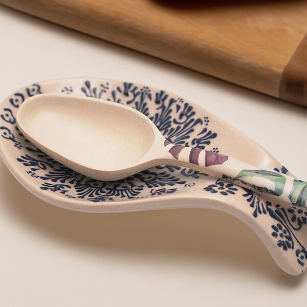 Ceramic Spoon Rest Etsy
