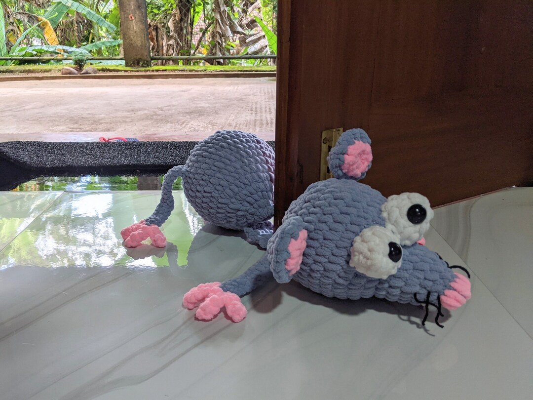 Crochet Rat Door Stop Pattern: Ralph Amigurumi (PDF Pattern) - Etsy
