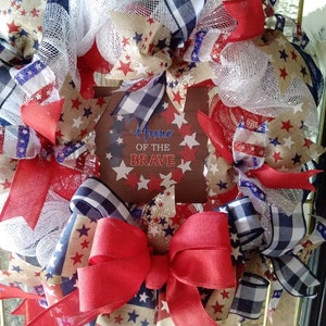 Patriotic  / July 4 wreath