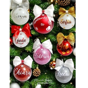 Palline natalizie personalizzate - Feste - Natale - di Piccole cre