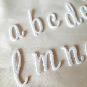 Lettere alfabeto minuscolo in gomma eva 26 pezzi