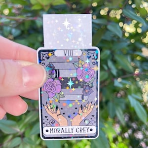 Tarot Card Moralmente Gris Marcador Magnético - Amante de los Libros - Smut - Booktok - merchandising libresco - booktrope
