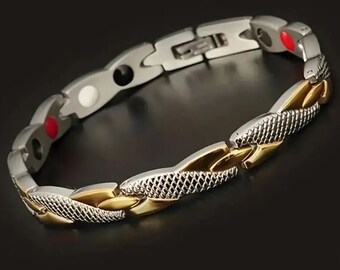 Men Women Unisex Stainless Steel Gold Silver Dragon Pattern Couples Bracelet Bangle Jewellery Gift Fashion