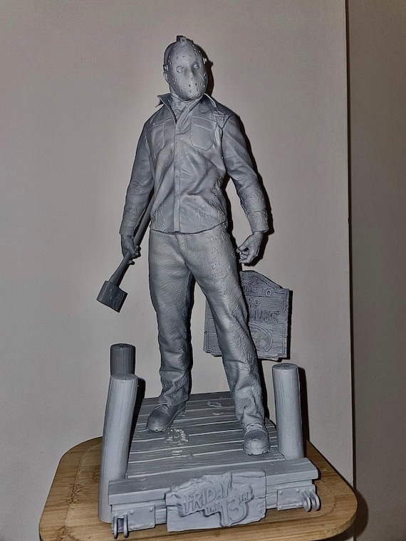 Jason Voorhees Statue Unpainted | 3D Printed Model Kit - Etsy