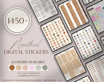 Cleaning Digital Stickers Book for Goodnotes, PNG Files of Digital ...