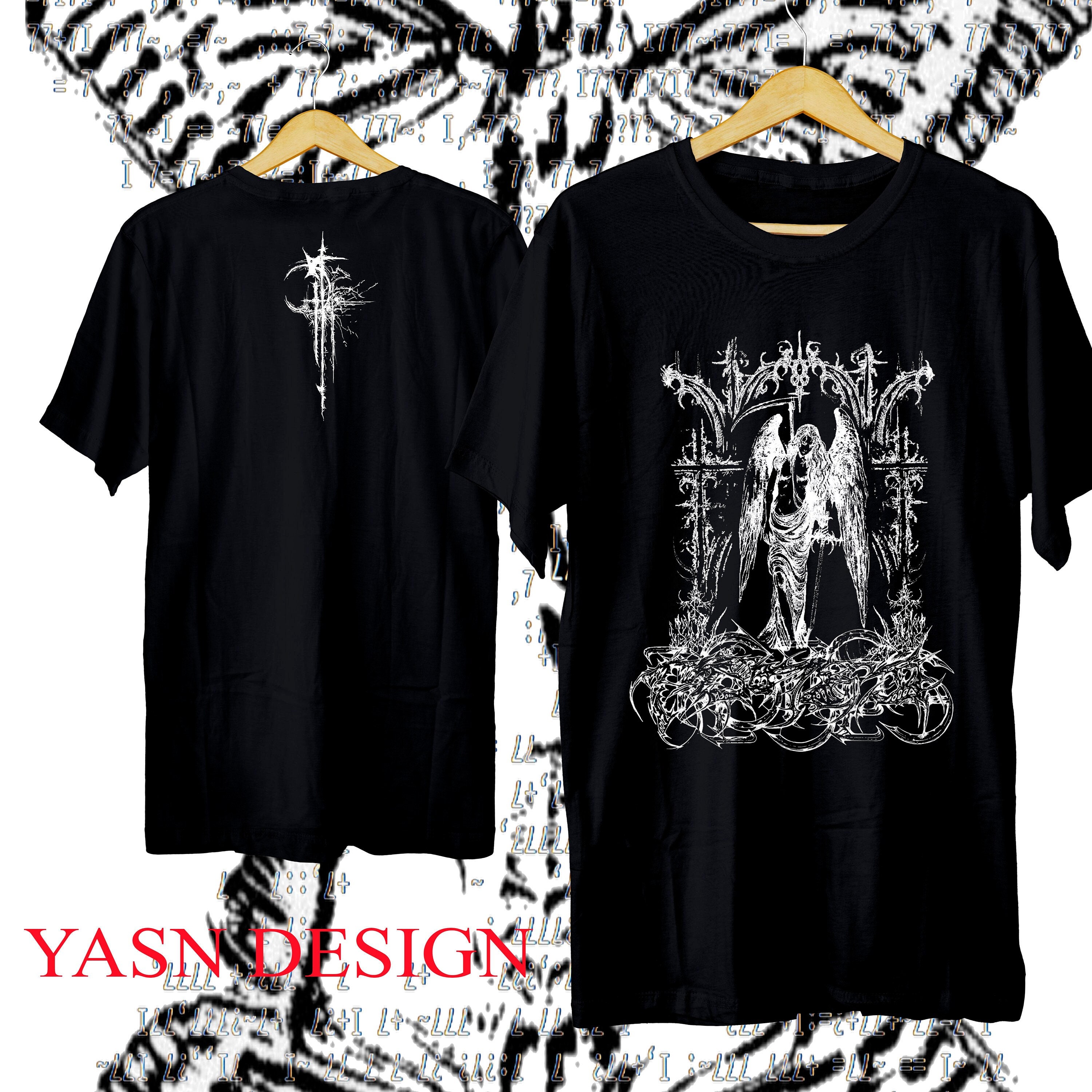 ARC Angel Cyber Sigilism Thick Cotton Tee - YASN DESIGN - Etsy