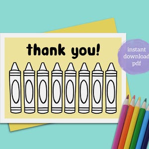 Thank you teacher card printable teacher appreciation card end of the year thank you note to teacher 5x7 card