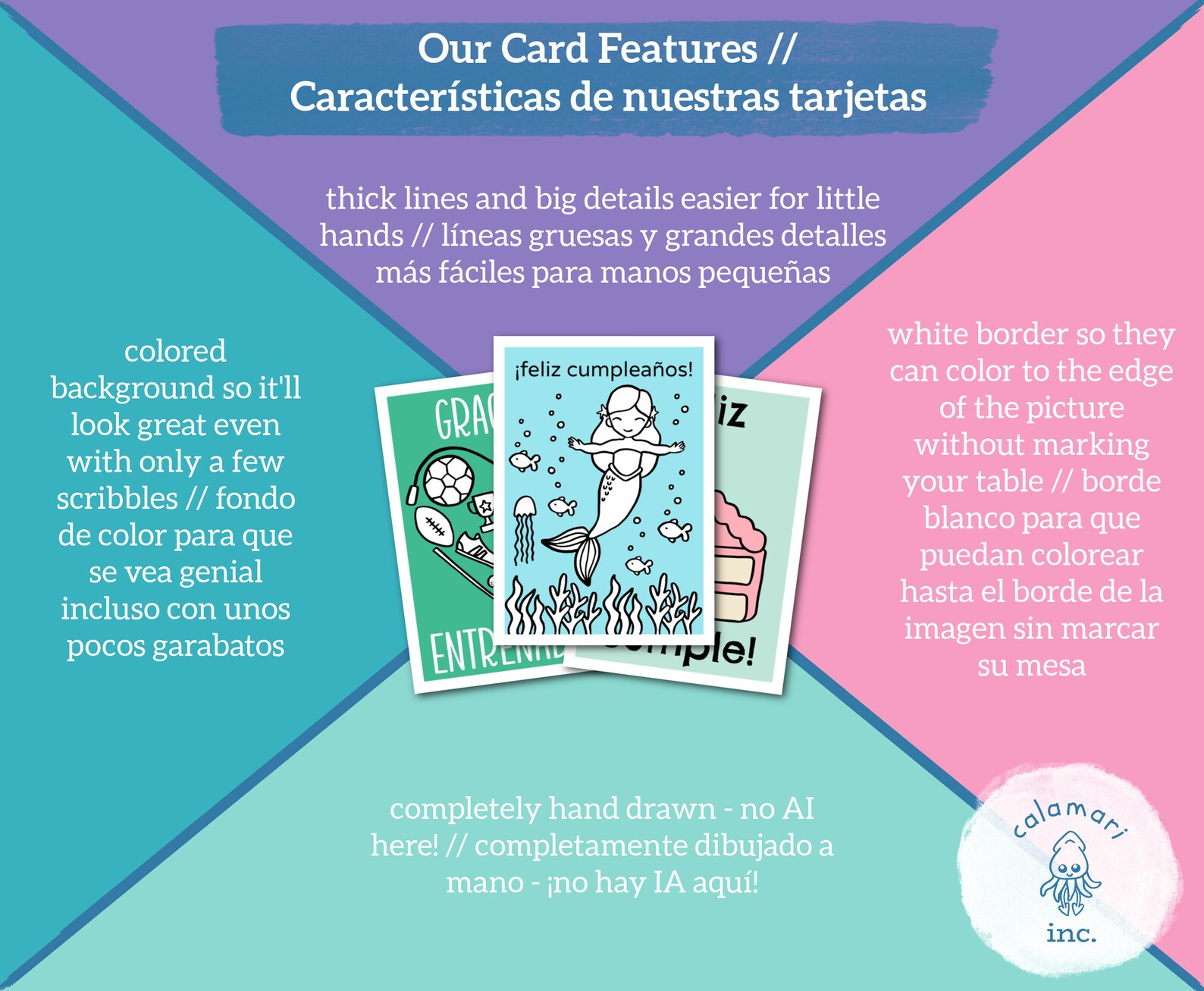 Feliz Cumpleaños Card Printable Spanish Birthday Cards 1-10 Years Old ...